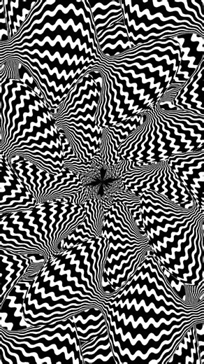 Hypnosis, The Hypnotic Power of Black & White Shapes | #psytrance #opticalillusion