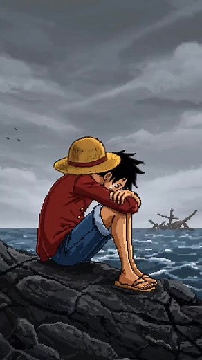One Piece Pixel Art Adventures Featuring Nami and Luffy