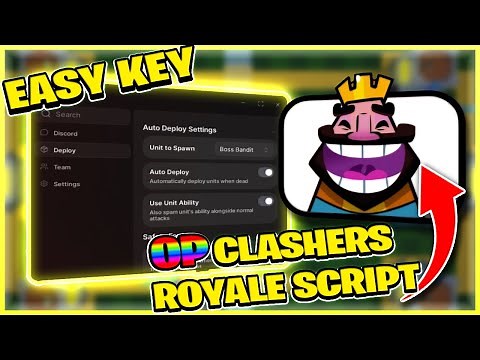 OP CLASHERS ROYALE AUTO FARM TROPHIES SCRIPT ROBLOX