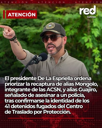 De La Espriella prioriza la búsqueda de alias Mongolo y Guajiro tras la fuga de 41 detenidos