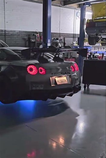 The God of War Roars! - GTR Flamethrower Exhaust Is Insane! 🔥 #supercars