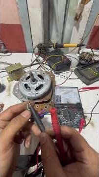 How to measure a washing machine dynamo #brokenwashingmachine #electronicservice #tutorial
