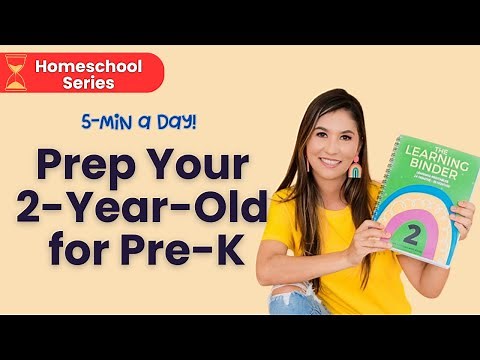 Prepare Your 2-Year-Old for Pre-K Success | Learning Binder 2 Overview