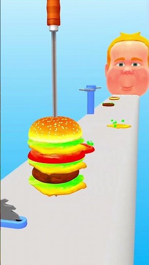 XXL SANDWICH 🧀 RUNNER 3D ‼️ CRAZY CHALLENGE HARD LVL-23 🎯 #shorts #gaming #games #video