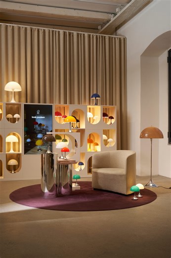 Louis Poulsen on Instagram: "Just like his Panthella design, Verner Panton became an international icon through his innovative approach and larger-than-life personality. A true original of his time. Hear his daughter, Carin Panton, share a glimpse into the creative mind of architect and designer Verner Panton. Watch full video via link in story. #louispoulsen #mylouislight #vernerpanton @vernerpantonofficial"