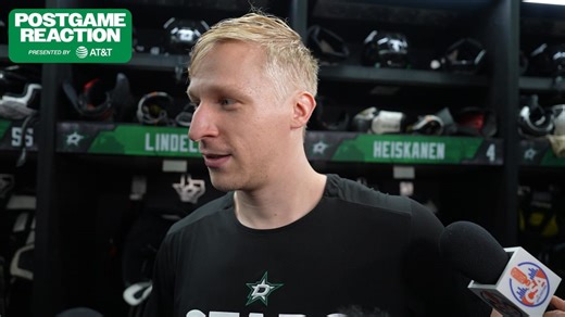 NYR@DAL Postgame: Esa Lindell