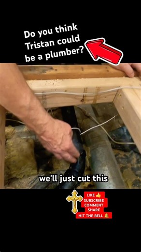 #diy Do you like the way this plumbing is working out? #home #how #shorts