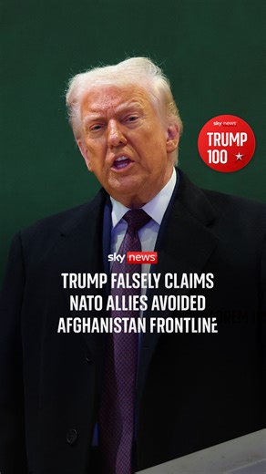 Sky News on Instagram: "A storm 2,000 miles long is set to dump two feet of snow on parts of the American east coast over the weekend. Storm Trump’s blown through somewhere else - Davos. James Matthews and Mark Stone go through every twist and turn of an incredible week in geopolitics, topped off with Trump's false claims NATO allies avoided the Afghanistan frontline. He's attracted backlash with some pointing to how he avoided the Vietnam War draft - the New York Times reports his call up was d