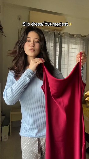 10000 Ways to Style Modest Slip Dress | Fashion Inspiration