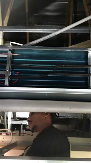 Fan Coil Unit Installation #trythatinasmalltown #airconditioner