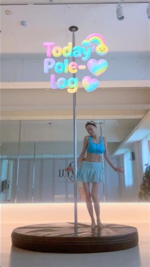 Dancing on the Safety Mat 🌈 Together Again - Janet Jackson #poledance #polefitness #acrobatics #fyp