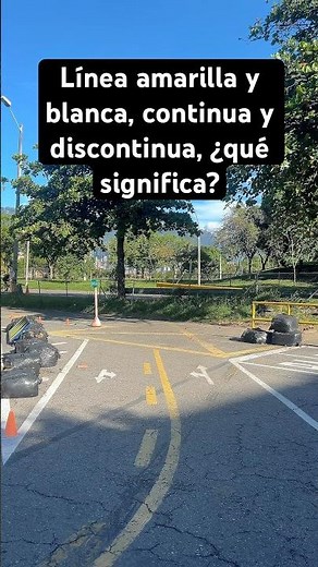 Líneas amarilla y blanca, continua y discontinua en el pavimento, ¿qué significan?
