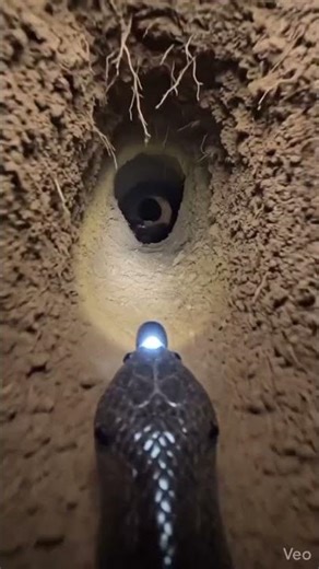 coastal taiphan's eye view inside a hole 🧐🧐 #shorts