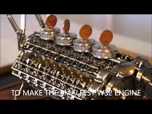World's Smallest W 32 Engine