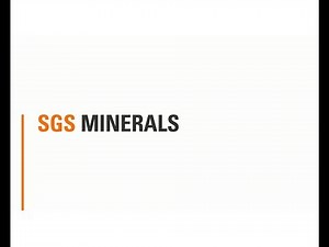 Services for the Minerals and Mining Industry