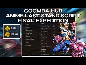 Anime Last Stand Auto Final Expedition Script (Auto Final Expedition, Halloween Event,Unlimited RR)