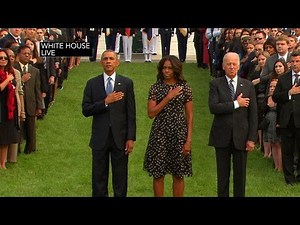 Moment of silence marks when first plane hit World Trade Center in 2001