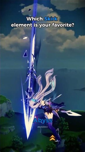 You can turn Skirk into the Avatar 🥀 #genshinimpact #hoyoverse #shorts