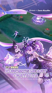 ▎Kuromi's Heart Natalya💜 Hiệu ứng chiêu thức Trang phục xinh xắn và lộng lẫy nhất mùa đông năm nay đã xuất hiện! Những chi tiết mang chủ đề Kuromi đã hiện diện trong trang phục và kỹ năng của Natalya 💞 Ôi trời ơi, dễ thương quá! #LiênQuânMobile #Sanriocharacters #AOVxSanriocharacters #HợpTácThươngHiệu | Garena Liên Quân Mobile