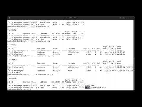Queuing system and commands — #2
