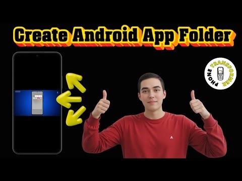 How To Create An App Folder On Android | Organize Your Home Screen (2026)