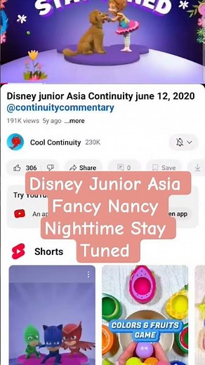 Disney Junior Asia Fancy Nancy Nighttime Stay Tuned