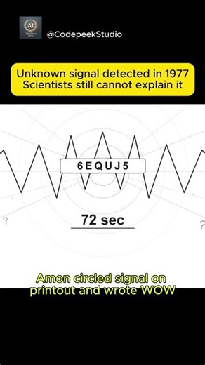 Scariest Space Signal Ever Detected 😨 #space