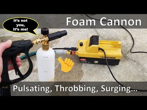 Fixing a Foam Cannon that is Pulsating, Throbbing, & Surging
