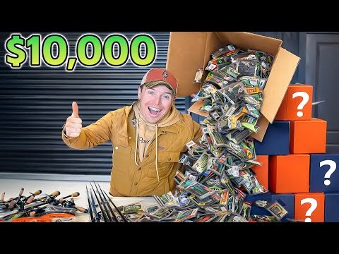 $10,000 World's LARGEST Fishing Unboxing (2026 NEW Rods, Reels and Lures)