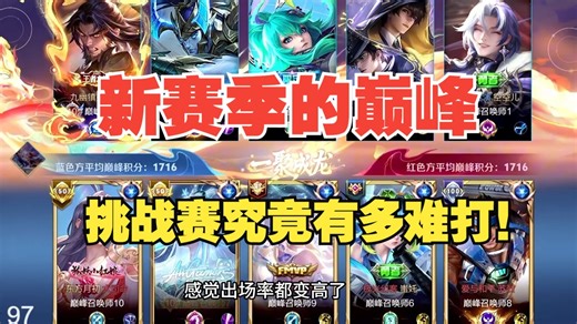 新赛季的挑战赛究竟有多难打！