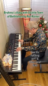 51K views · 1.2K reactions | Unique combination of classical music with Christmas music, Brahms Lullaby with O Little Town of Bethlehem by Ron Koiner ⭐️❤️ | The Ron Koiner Music Experience | Facebook