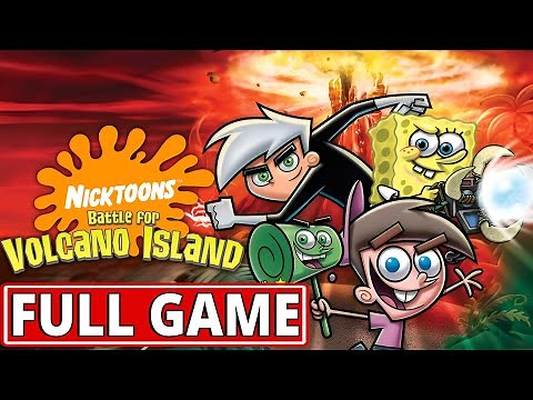 Nicktoons: Battle for Volcano Island - FULL GAME walkthrough | Longplay
