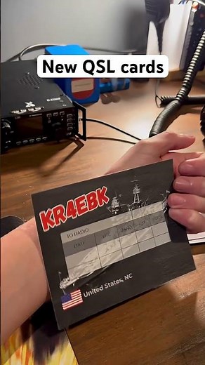 Ham radio QSL cards #hamradio