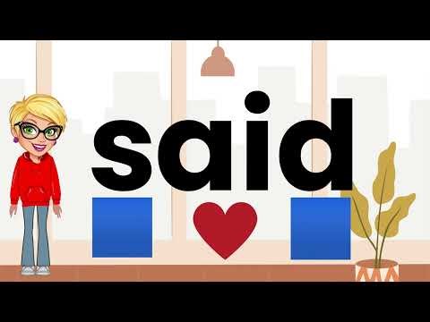 Heart Word Cafe: "said" UFLI Lesson 35a #scienceofreading #heartwords #phonicsforkids #reading