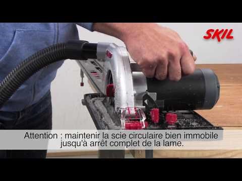 Utilisation du guide-coupe Skil avec une scie circulaire