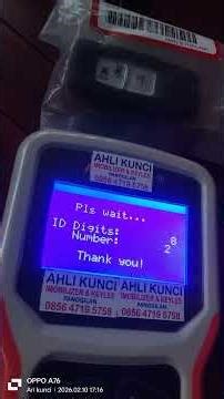 program remot baru PCX 160 karena remot dan barcode bawaannya ilang.