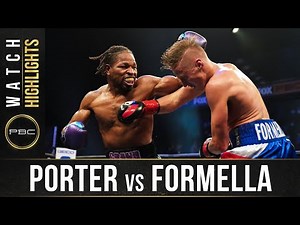 Porter vs Formella HIGHLIGHTS: August 22, 2020 | PBC on FOX