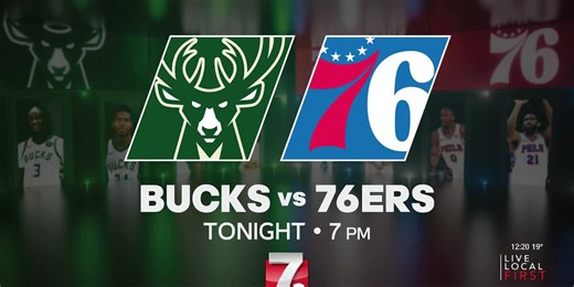 Watch the Bucks take on the 76ers Friday night on NewsChannel 7