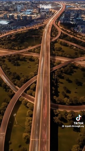 1.3K views · 26 reactions | Night view of the initial phase of the Third Ring Road in Tripoli, Libya, following its completion by the Western-region government. | Libya - The Vision of Omar Mukhtar | Facebook