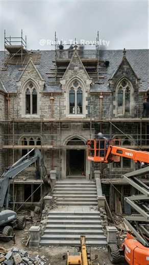 1966 Wayne Manor Exterior Renovation #airestoration #airenovation #history #abandoned