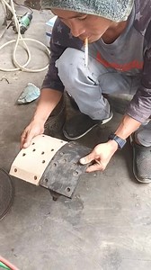 #brake shoe bonding truck | Tolit's Mechanic