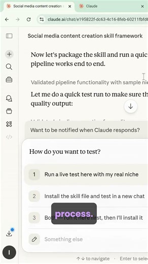 Creating workflow automations with Claude Skills is very easy! #Claude #ClaudeAI #Anthropic