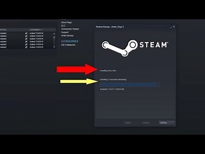 Steam Stuck While Restoring Backup Fix