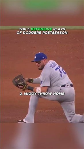 BEST defensive plays of Dodgers postseason 😳🔥 #mlb #baseball #dodgers