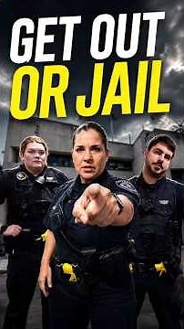 Get out or go to jail now! #firstamendment #audit