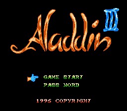 Disney’s Aladdin (NES) - online game | RetroGames.cz