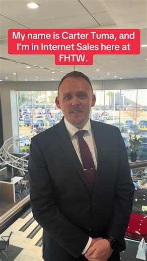 🎉 Employee Highlight: Carter Tuma 🎉 Carter has been part of the Fred Haas Toyota World family for over 5 years, and in that time he’s helped create great experiences for countless customers. His dedication, positive energy, and team-first mindset make a big impact every single day. We’re lucky to have Carter on the FHTW team—and even luckier that he’s been with us for 5 years and counting! 🚗🙌 #Toyota #Houston #HTX #Sales #EmployeeAppreciation