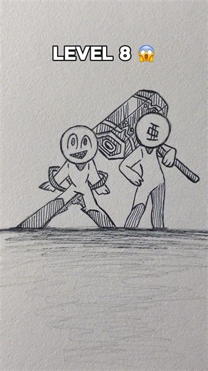 How to Draw Stickman in Different Levels Part 34 ✨