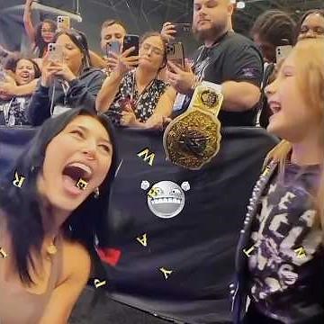 Rhea Ripley With A Fan 😀 Celebration Moment ❤️ #wwe #rhearipley #fan #celebration #shorts #edit