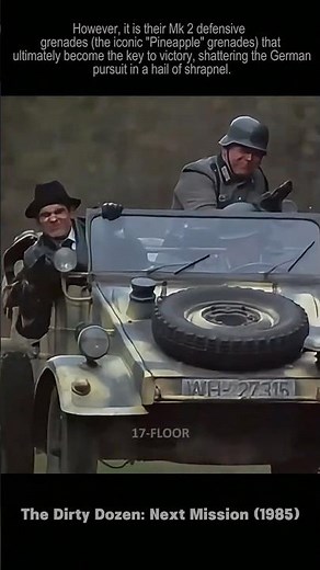 The Most Badass Bus Chase in WWII Movie History｜The Dirty Dozen: The Next Mission｜Edit#shorts